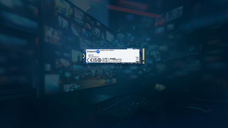SSD Kingston, SNV3S, M2-2280, 4TB, PCI E "SNV3S/4000G"