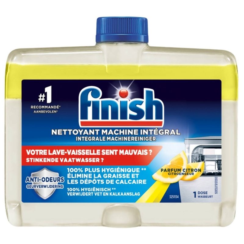 Solutie, Finish, Curatare 250 ml Masina Spalat Vase Lemon
