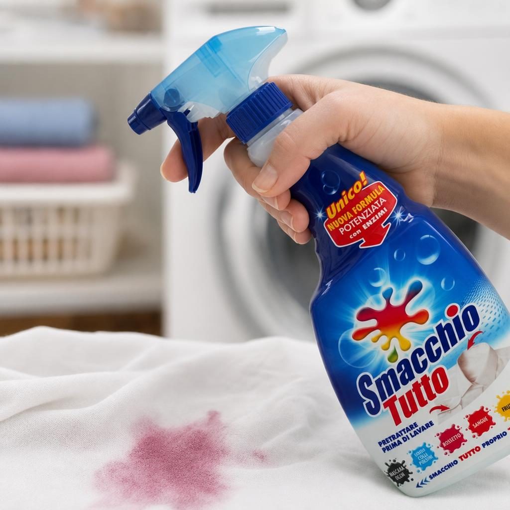Detergent Spray pentru Pete, Smacchio Tutto, Solutie de Scos Pete de pe Haine, 500 ml