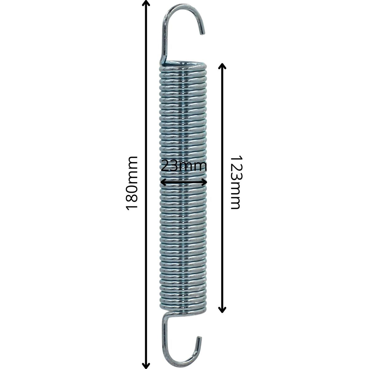 Arc trambulina din otel galvanizat, lungime 180 mm, compatibil trambuline 366 cm - 396 cm