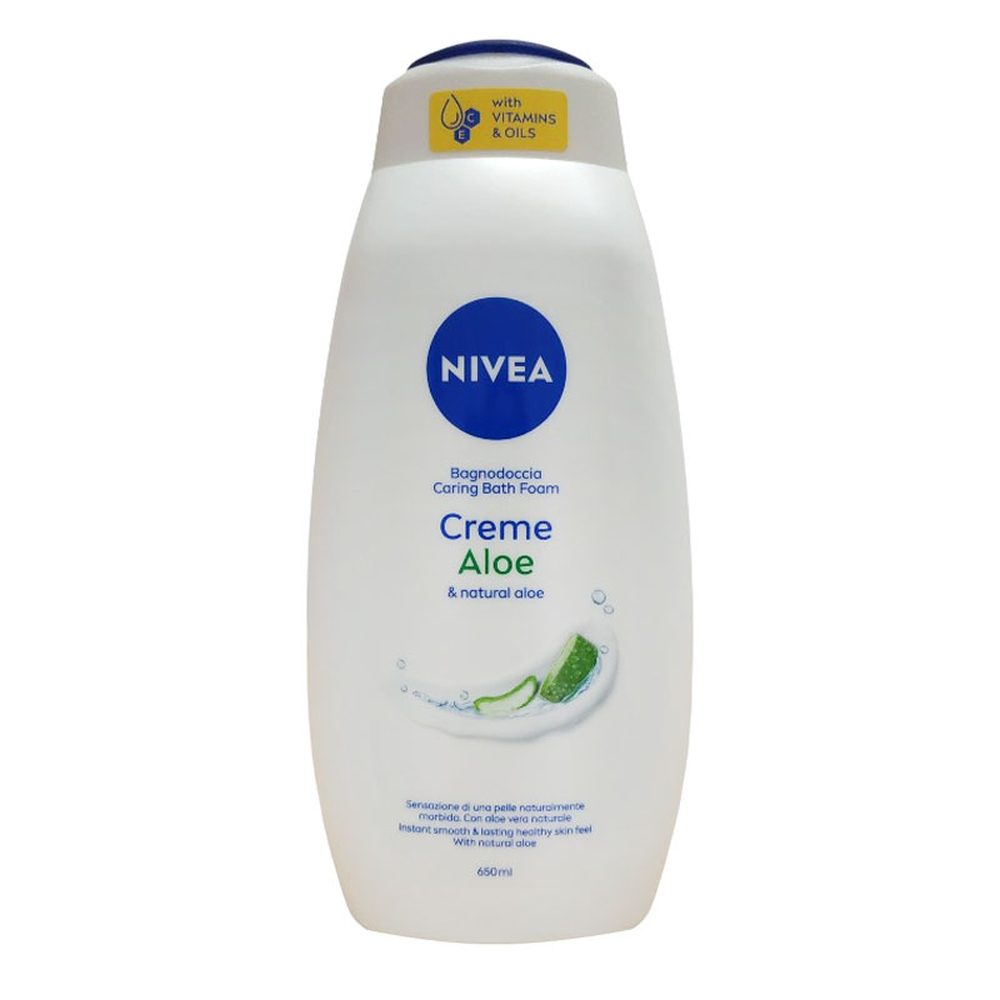 Spumant, Nivea, Baie 650 ml Creme Aloe