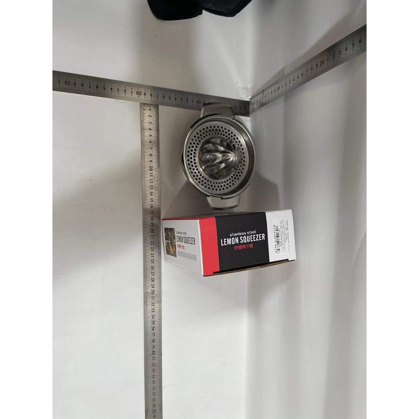Storcator de Citrice Manual, Rezistent, Usor de Folosit si Depozitat, Durabil, Calitativ, 16 x 7 x 13 cm, Inox, Argintiu