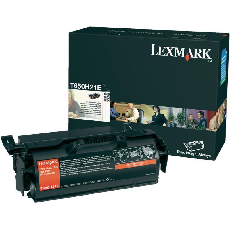 Toner Original Lexmark Black, T650H31E, pentru T650|T652|T654|T656, 25K, , "T650H31E"