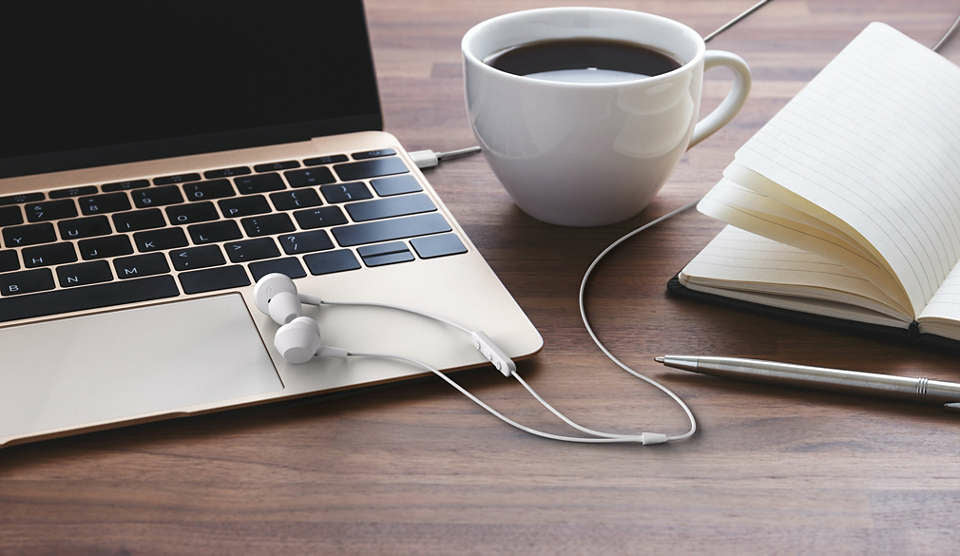 Casti TAE5008WT/00, USB-C, 1.2 m, Alb "TAE5008WT/00" (timbru verde 0.18 lei)