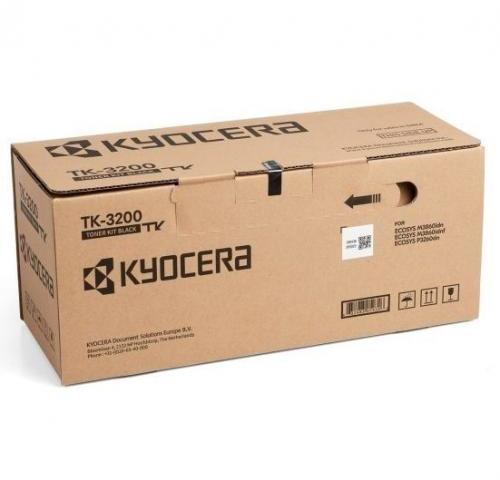 Toner Original KYOCERA Black, TK-3200, pentru ECOSYS P3260DN|M3860IDNF|M3860IDN, 40K, , "TK-3200"