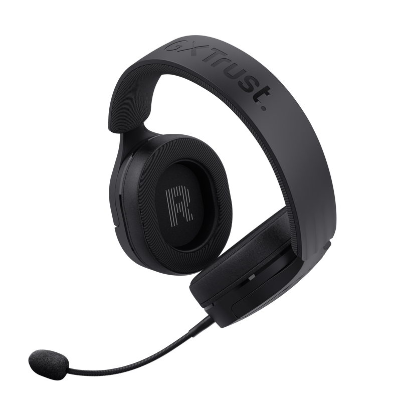 Casti Trust GXT 489 Fayzo cu fir, negru "TR-24898"