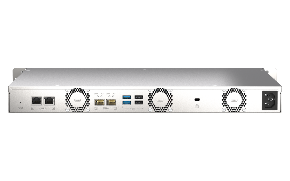 NAS QNAP 435XeU 4BAY 2.2GHZ 4GB SATA 1U "TS-435XEU-4G"