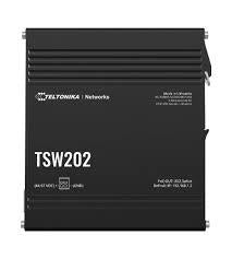 SWITCH Teltonika managed L2 si L3 "TSW202", POE+, 8 x LAN port 10/100/1000 Mbps POE+, 2 x SFP, buget PoE 240W "TSW202000000"