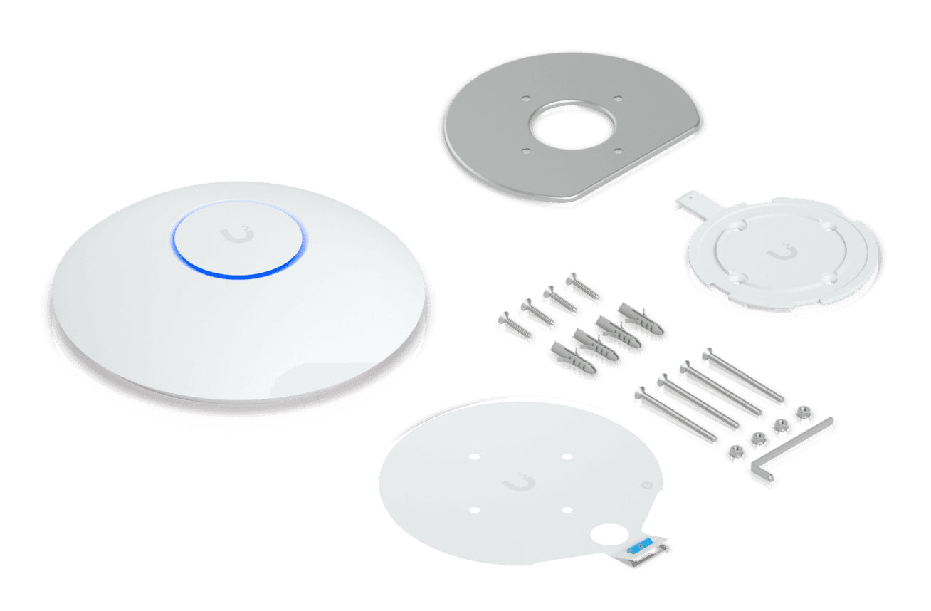 Ubiquiti UniFi U7-LR Long-Range Compact, ceiling-mount WiFi 7 AP with 5 spatial streams and extended signal range "U7-LR"