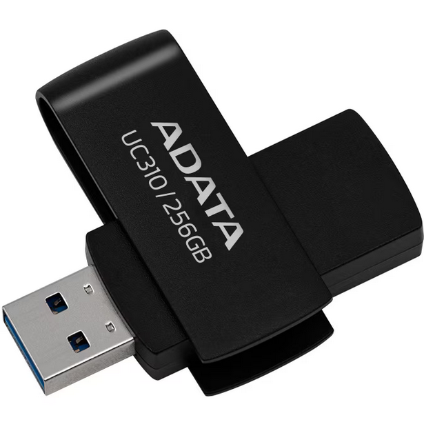 MEMORII USB Adata 256GB, USB-3.2, Criptare Hardware: Nu, Dimensiune mini: Da "UC310-256G-RBK"