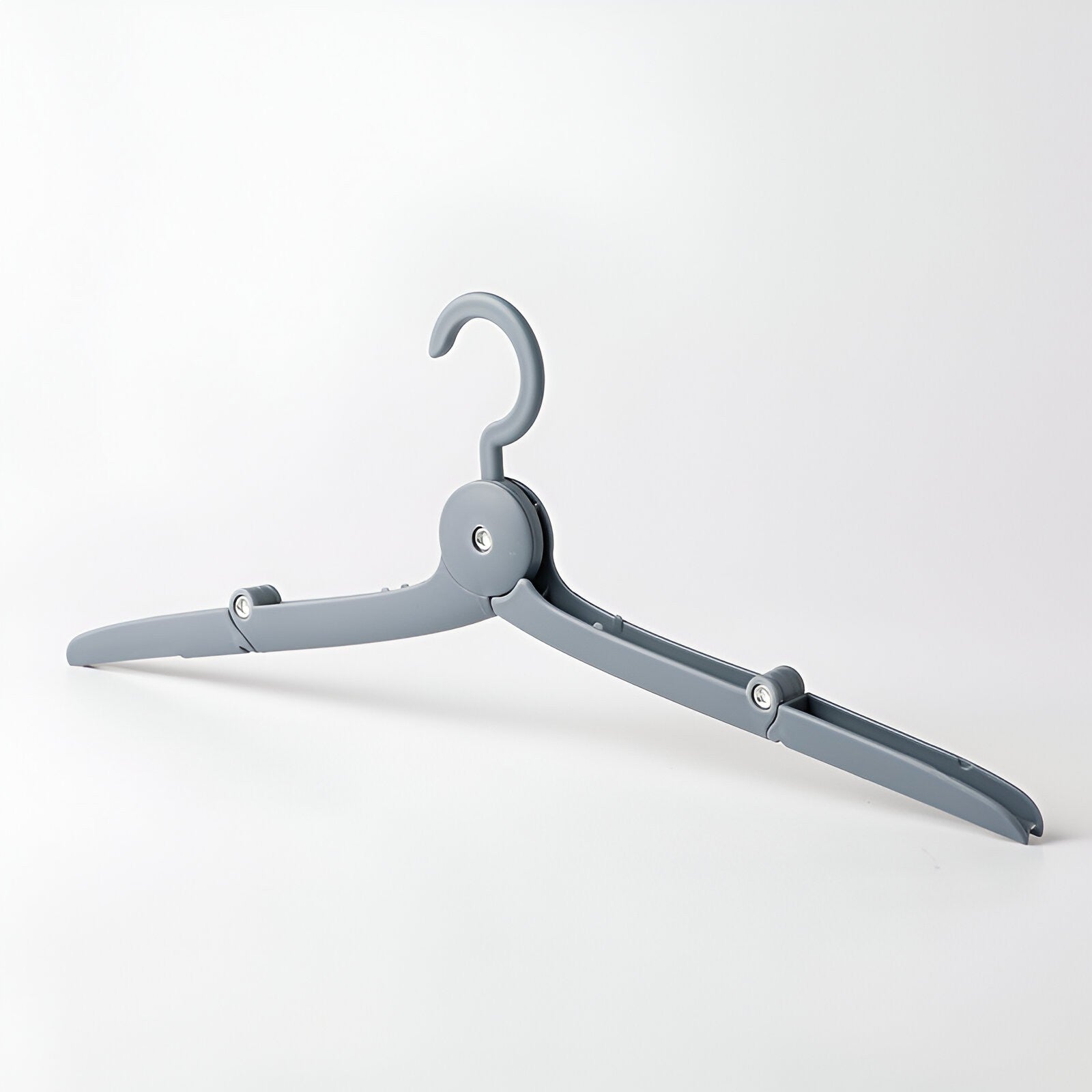 Umeras Pliabil de Calatorie, Mini Cuier Portabil pentru Haine, Suport de Uscare, 14x7x1.4cm, Gri