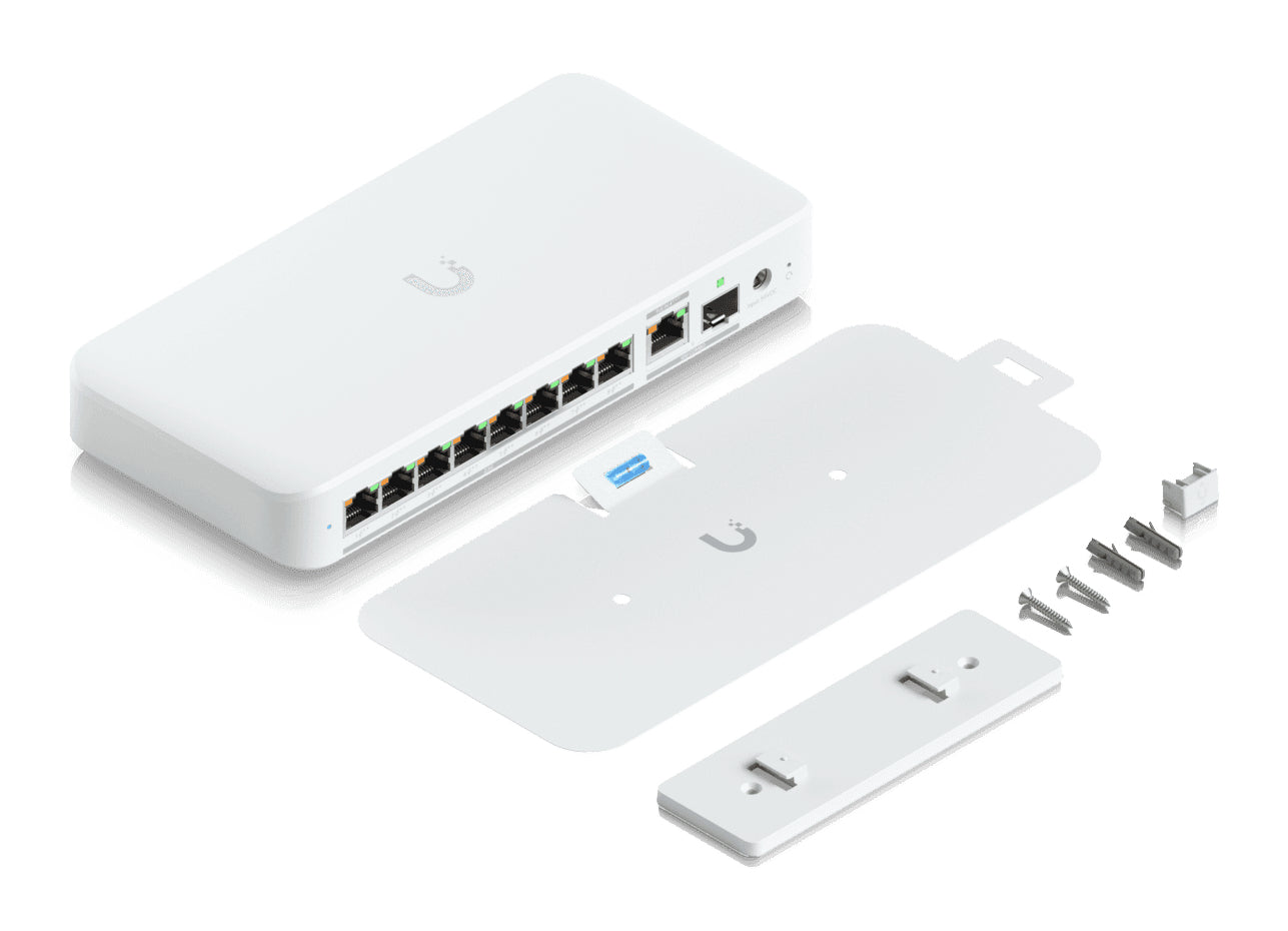 NET SWITCH 8PORT 2.5GBE/USW-FLEX-2.5G-8-POE UBIQUITI "USW-FLEX-2.5G-8-POE"