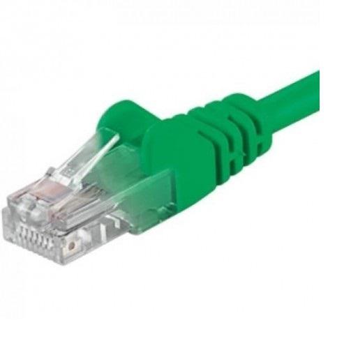 Patchcord UTP RJ45-RJ45 Cat.5e 1m, verde, "UTP-5E-1-GN"