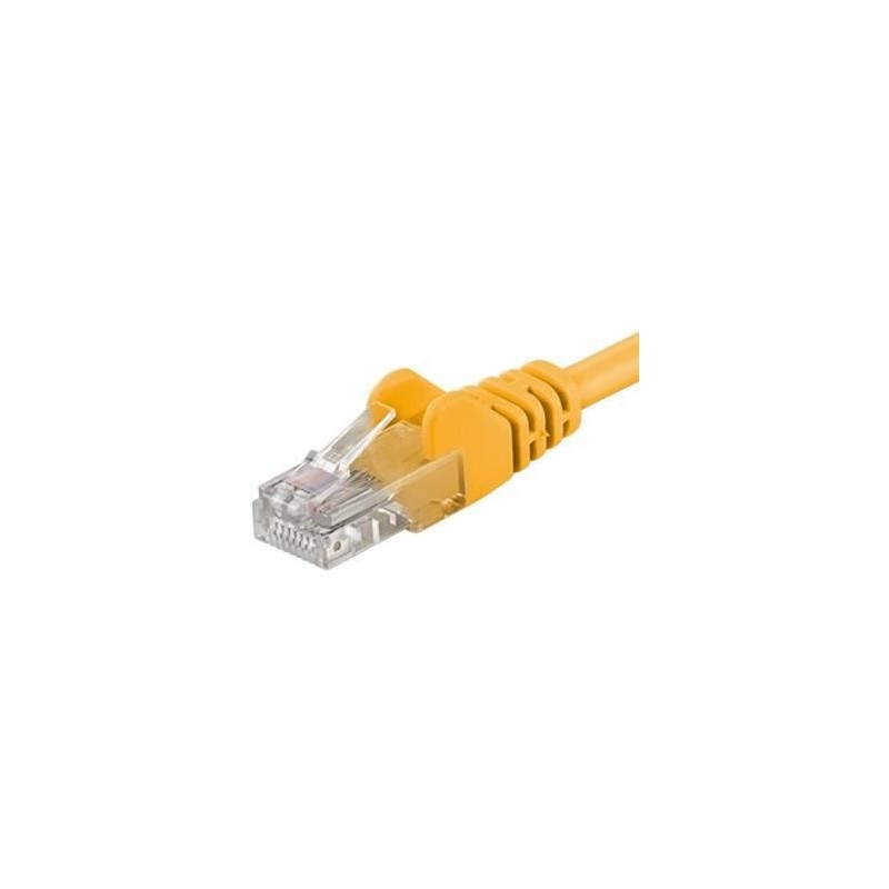 Patchcord UTP RJ45-RJ45 Cat.6, 5m, galben, "UTP-6-5-Y"
