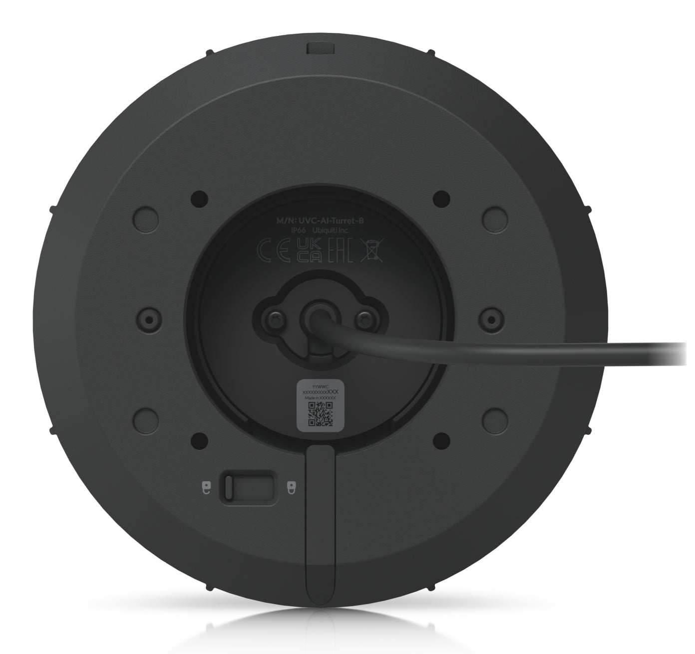 NET CAMERA AI TURRET/WHITE UVC-AI-TURRET-B UBIQUITI "UVC-AI-TURRET-B" (timbru verde 0.8 lei)