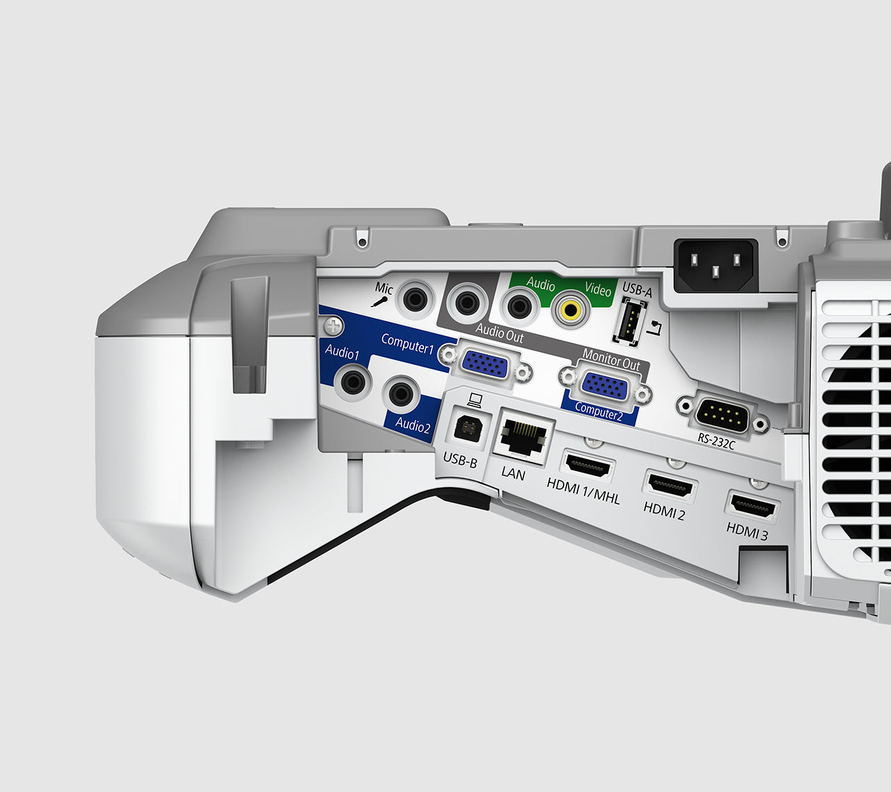 Proiector EPSON Epson EB-685W,WXGA,1280 x 800, 16:10,HD ready,3500 lumeni,USB 2.0,USB 2.0 Type B,RS-232C HDMI in (3x),Composite in,mini jack,Mic "V11H744040"