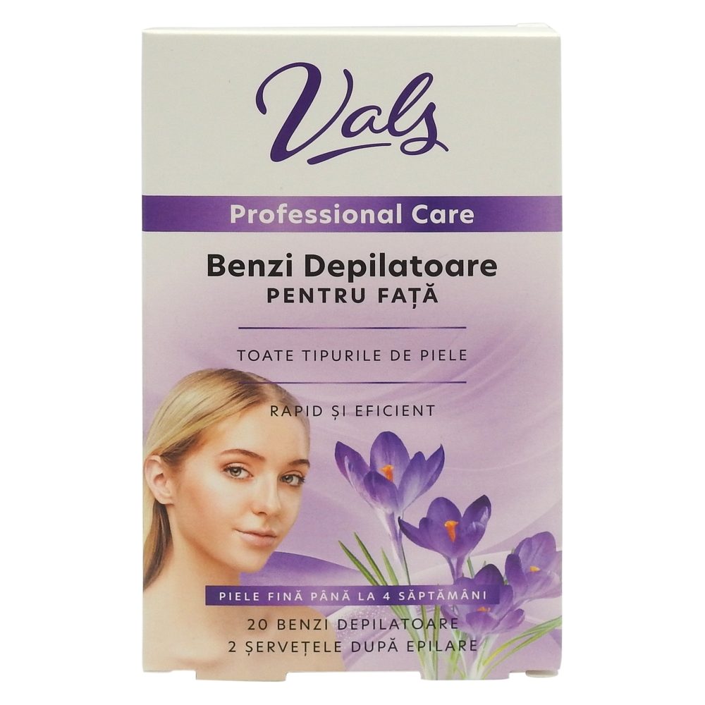 Vals Benzi Depilatoare Fata 20 buc Fructe de Padure