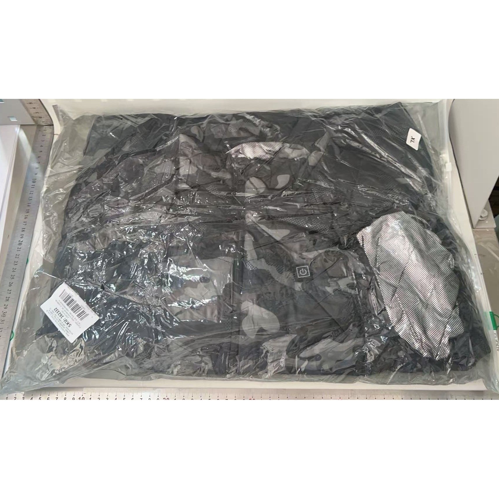 Vesta cu Incalzire, Unisex, 2 Zone de Incalzire, Umplutura Bumbac, 3 Trepte de Temperatura, Incarcare USB, Albastru, 58 - 65 kg, Marime XL