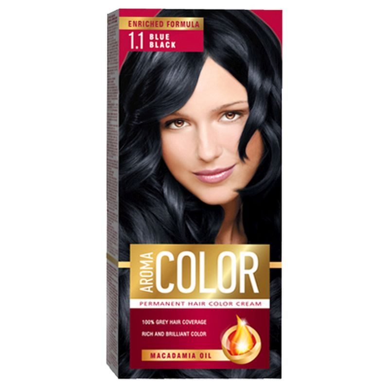 Vopsea pentru Par, Aroma Color, 1/1 Blue Black