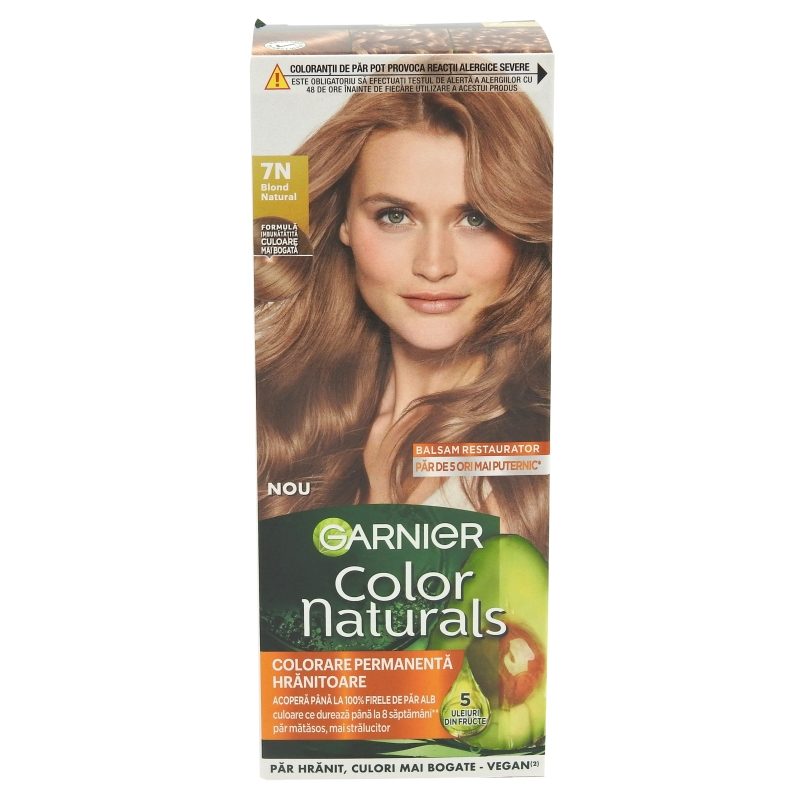 Vopsea pentru Par, Garnier Color Naturals, 7N Blond Natural