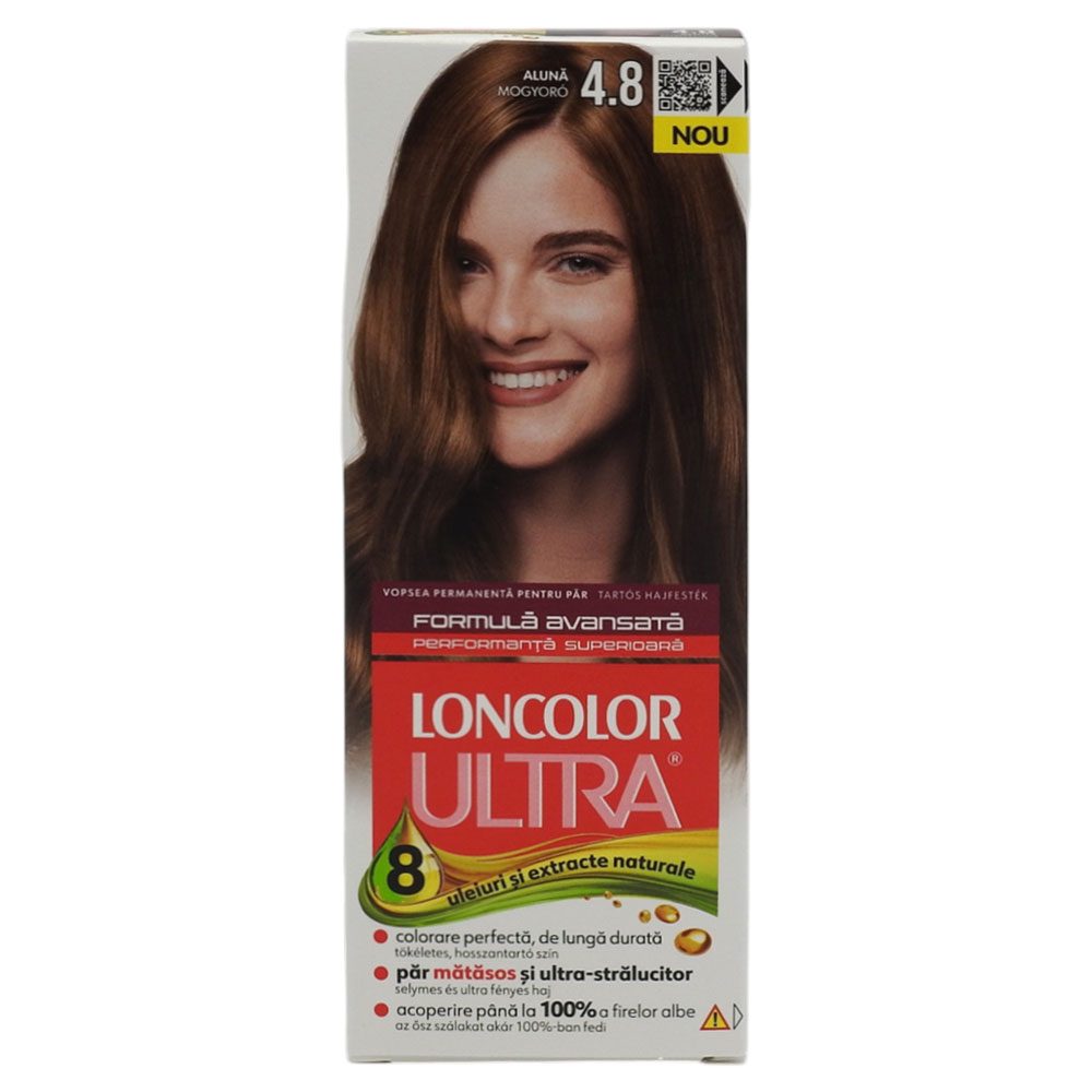 Vopsea pentru Par, Loncolor Ultra, 4/8 Aluna