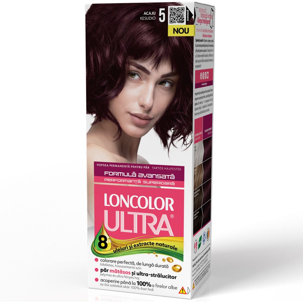 Vopsea pentru Par, Loncolor Ultra, 5 Acaju