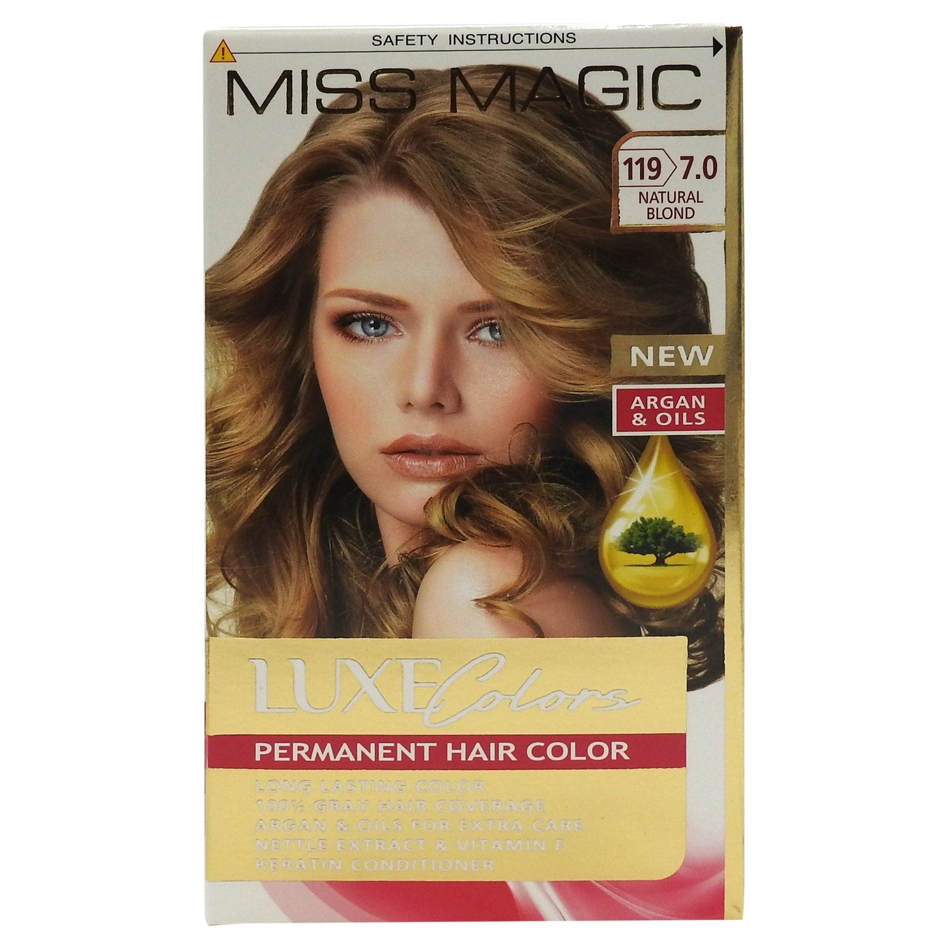 Vopsea pentru Par, Miss Magic, nr. 119 7 Blond Natural