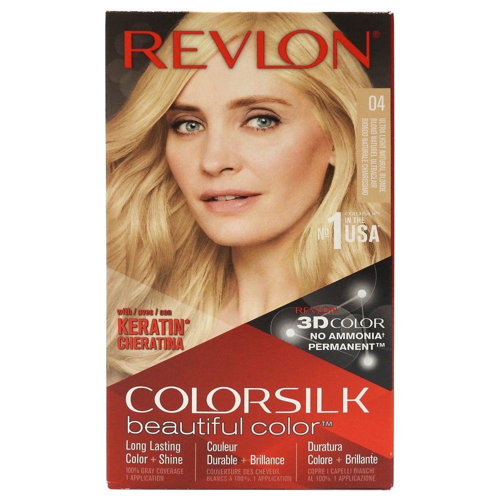Vopsea pentru Par, Revlon Color Silk, 04 Light Blonde