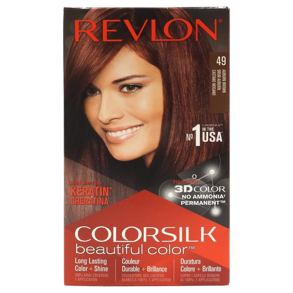 Vopsea pentru Par, Revlon Color Silk, 49 Auburn Brown