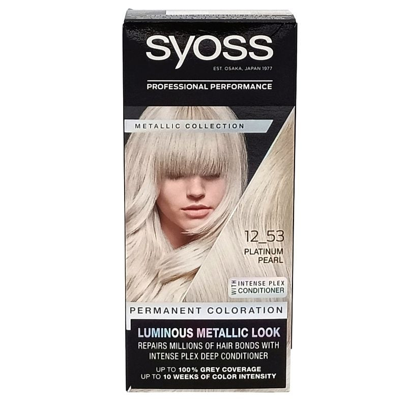 Vopsea pentru Par, Syoss Professional, 12-53 Platinum Pearl
