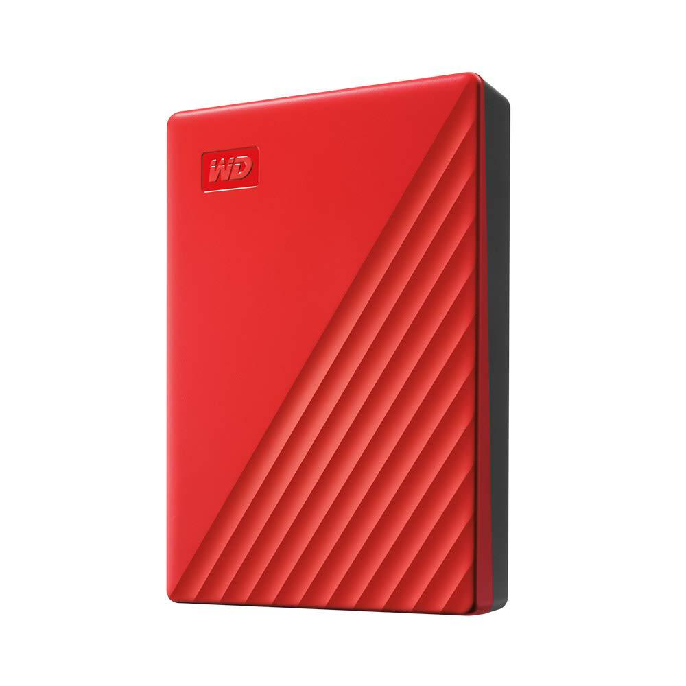 HDD extern WD 4 TB, My Passport, 2.5 inch, USB 3.2, rosu, "WDBPKJ0040BRD-WESN"
