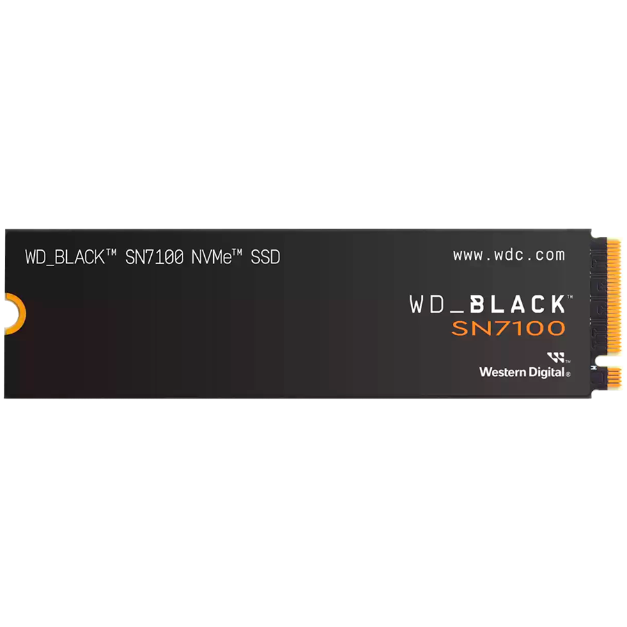 SSD WD Black SN7100 1TB M.2 2280 PCIe Gen4 x4 NVMe, Read/Write: 7250/6900 MBps, IOPS 1000K/1400K, TBW: 600 "WDS100T4X0E-00CJA0"
