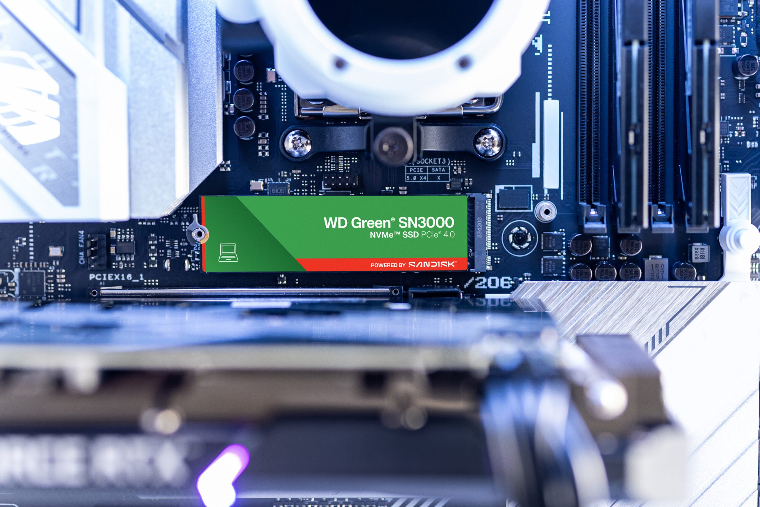 SSD PCIE G4 M.2 NVME 500GB/GREEN SN3000 WDS500G4G0E WDC "WDS500G4G0E"