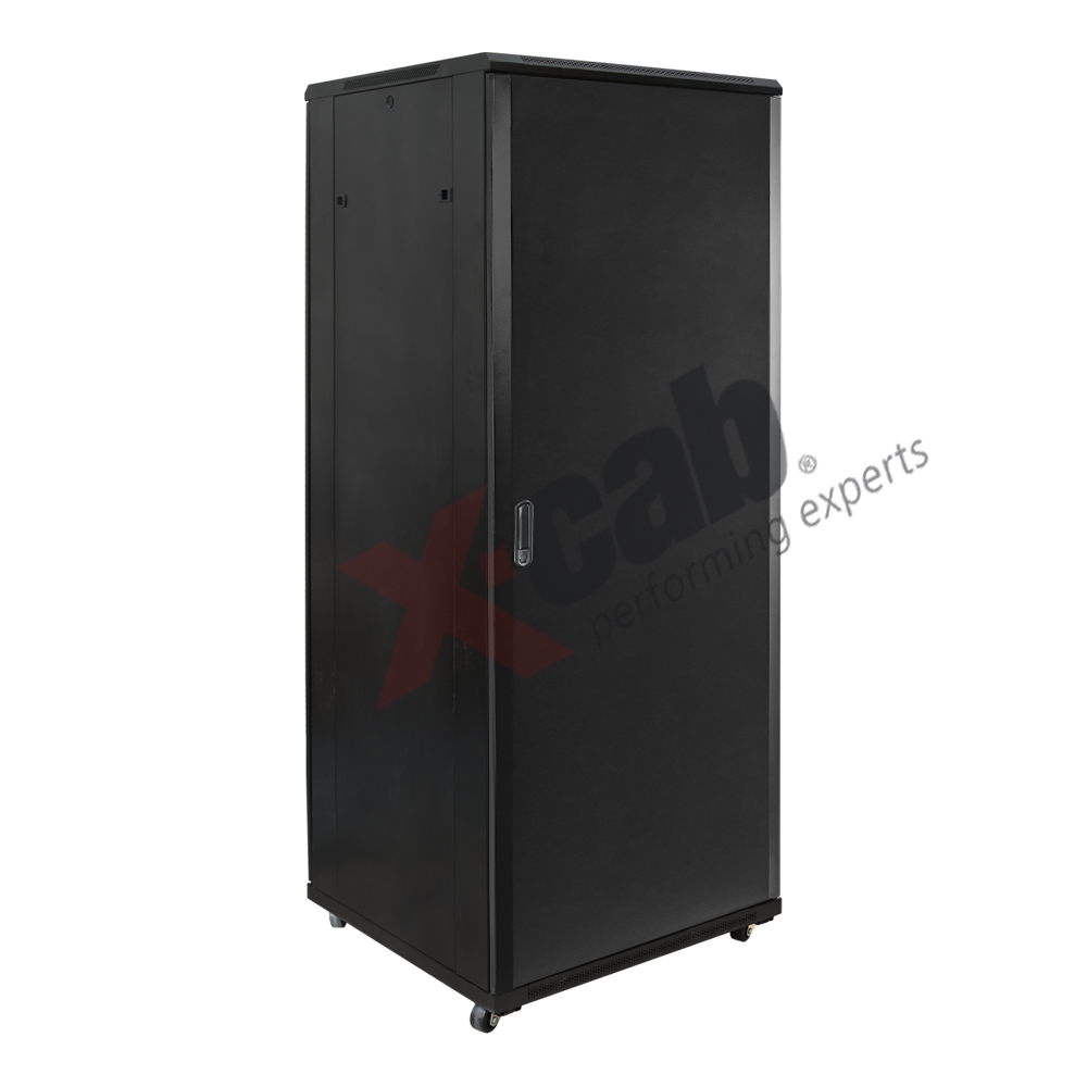 Cabinet metalic de podea 19", tip rack stand alone, 42U 800x1000 mm, Xcab S "Xcab-42U80100S"