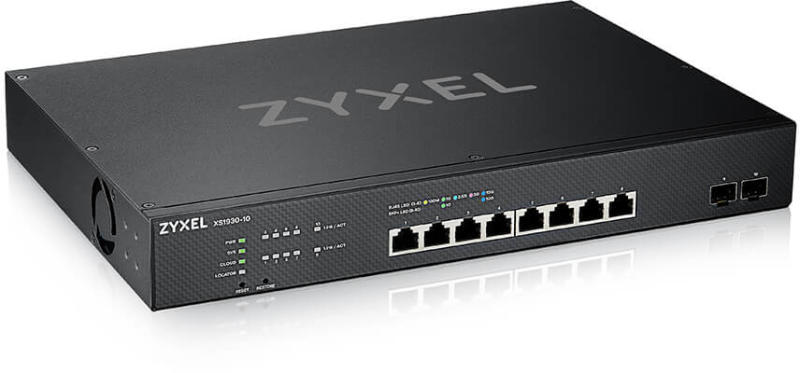SWITCH ZyXel, Gigabit x 10, SFP+ x 2, managed, rackabil, carcasa metalica, "XS1930-10-ZZ0101F"