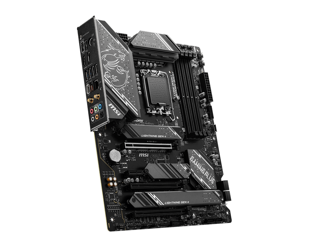 MSI Z790 GAMING PLUS WIFI , LGA 1700, INTEL Z790, 4xDDR5, DDR4 up to 7200+(OC)MHz, 3.0 x16 slot, 4x M.2 slots, 1x USB 3.2 Gen 2 (Type-C), 4x USB 3.2 Gen 1, 1x HDMI, ATX, 3y "Z790_GAMING_PLUS_WIFI"