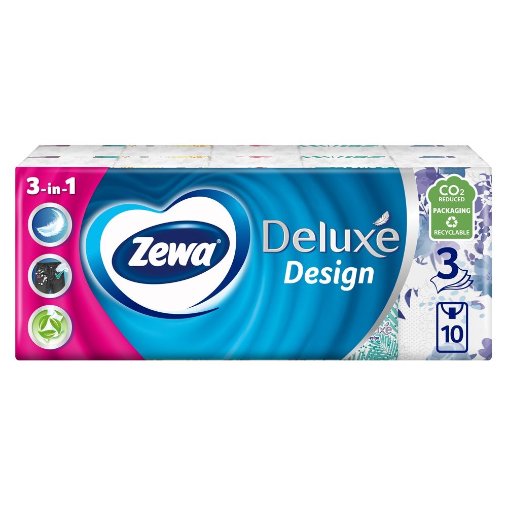 Zewa Batiste Igienice 10 buc 3STRATURI Deluxe Model