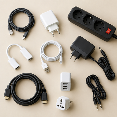 Cabluri, Adaptoare & Alimentare