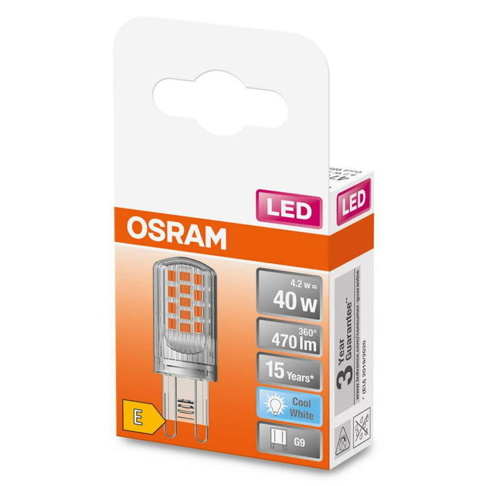 LEDPIN40 CL 4,2W/840 230V G9 FS1 Osram "000004058075432420" – Becuri
