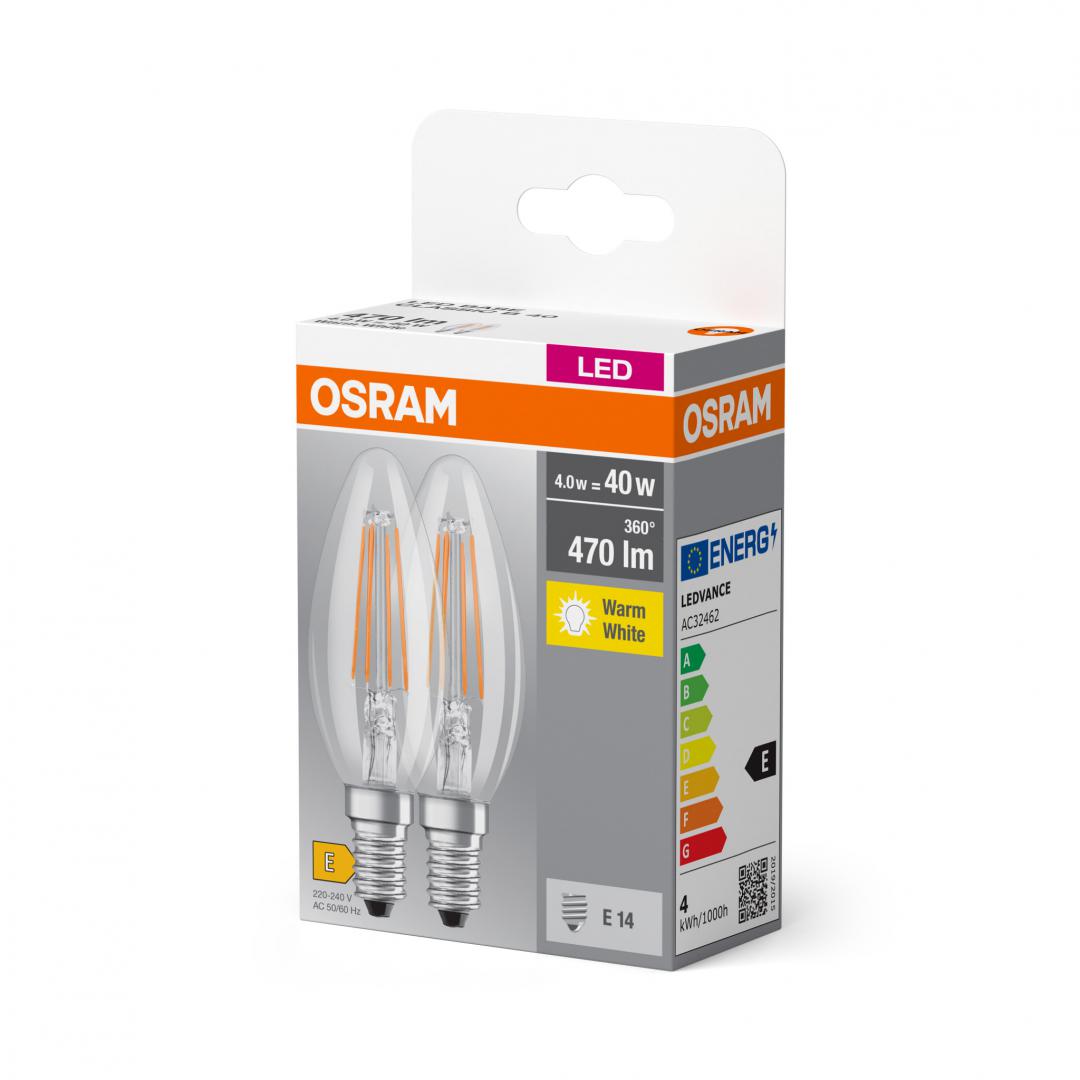 BASECLB40 4W/827 230V FIL E14 FS2 OSRAM "000004099854090226"