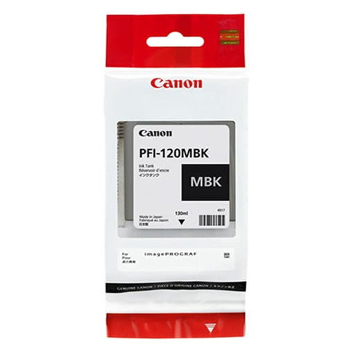 Cartus Cerneala Original Canon Black, PFI-120MBK, pentru IPF TM-200|TM-205|TM-300|TM-305, 130ml, ,NOPP, "2884C001AA"
