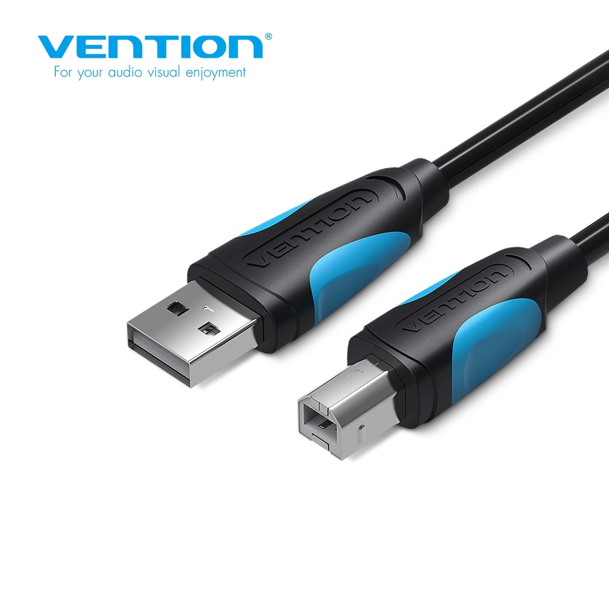 Cablu USB pt. imprimanta Vention, USB 2.0 B (T) la USB 2.0 (T), 10m, 480 Mbps, PVC, negru, "VAS-A16-B1000" -6922794732612