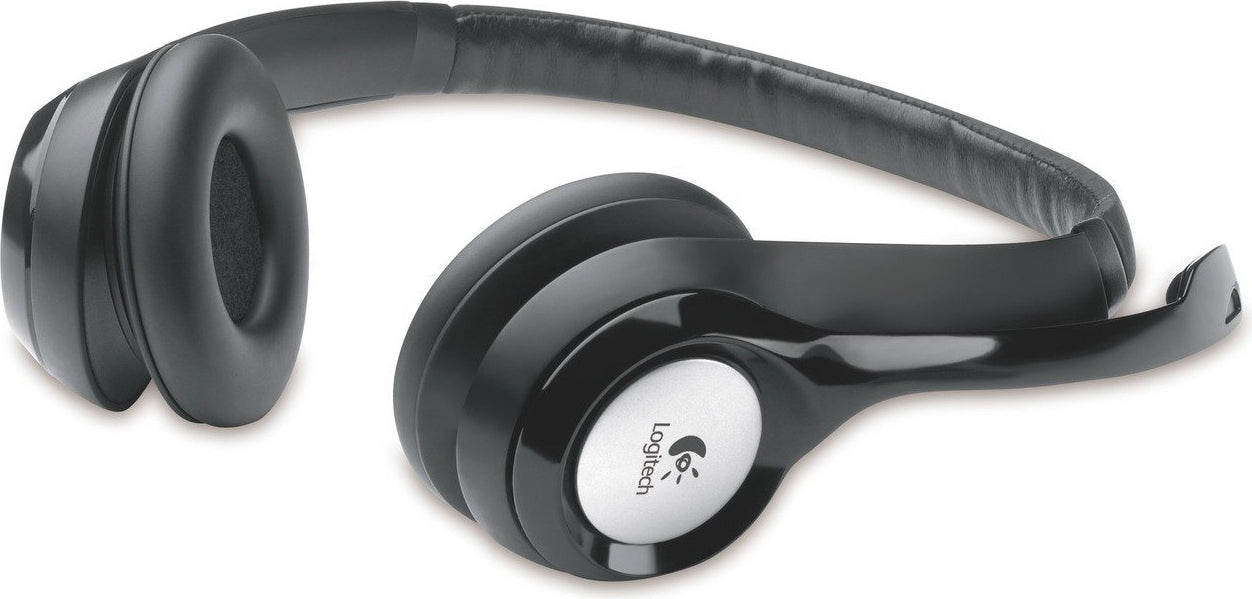 CASTI Logitech, "H390", cu fir, standard, utilizare multimedia, call center, microfon pe brat, conectare prin USB 2.0, negru, "981-000406"