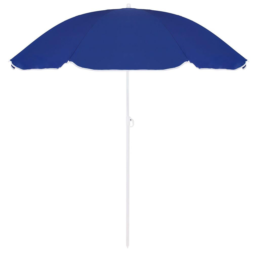 Umbrela de plaja pliabila, Sersimo BU022, 180cm, bleumarin