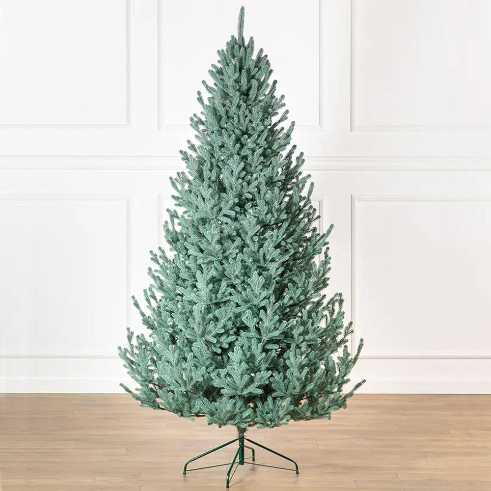 Brad artificial Christmas Deluxe by Sersimo, Viena Select argintiu, integral 3D, 230cm