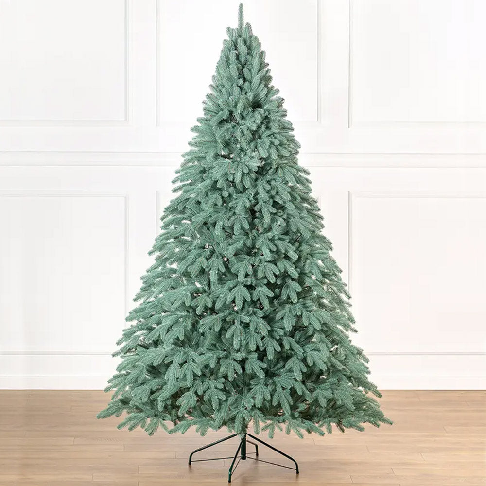 Brad artificial Christmas Deluxe by Sersimo, Laponia Select argintiu, integral 3D, 230cm