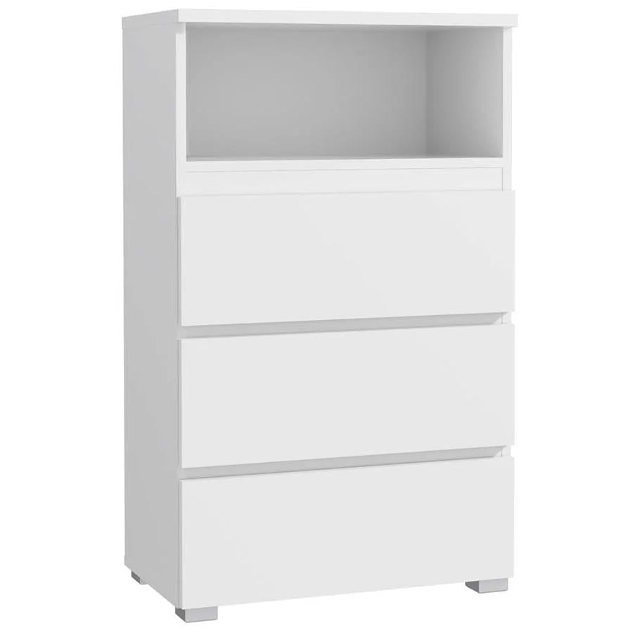 SONGMICS Raft de depozitare din bambus, cu 3 niveluri, 60x26x66 cm, maro