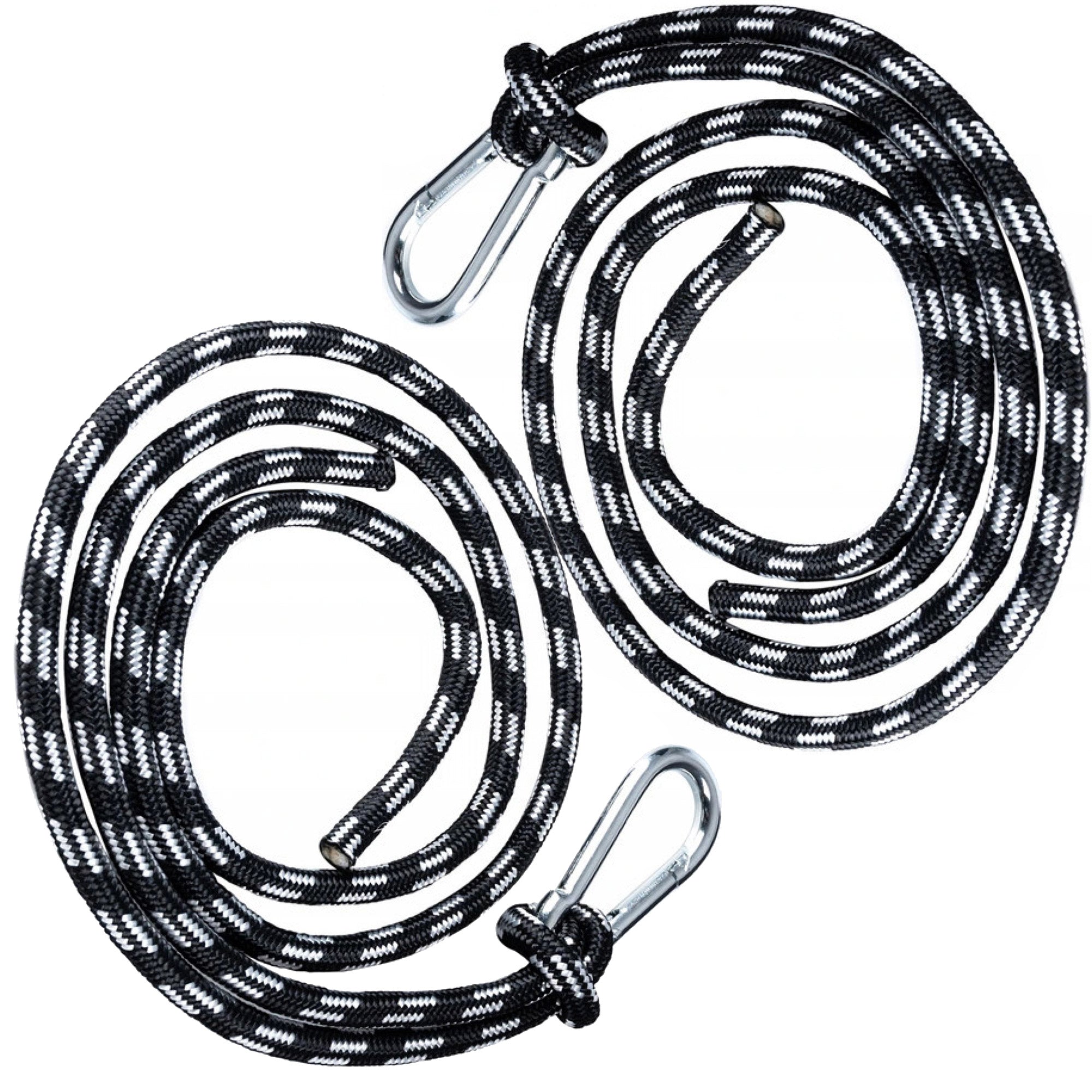 Kit de montare hamac cu 2 franghii de 180cm si 2 carabine, sarcina 2x200kg