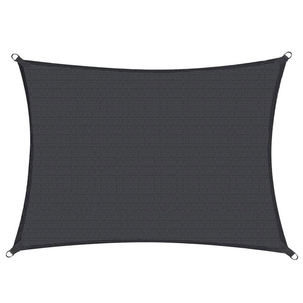 Copertina prelata de soare Sersimo SN165, dreptunghiulara, impermeabila cu protectie UV, 5x4m, gri inchis
