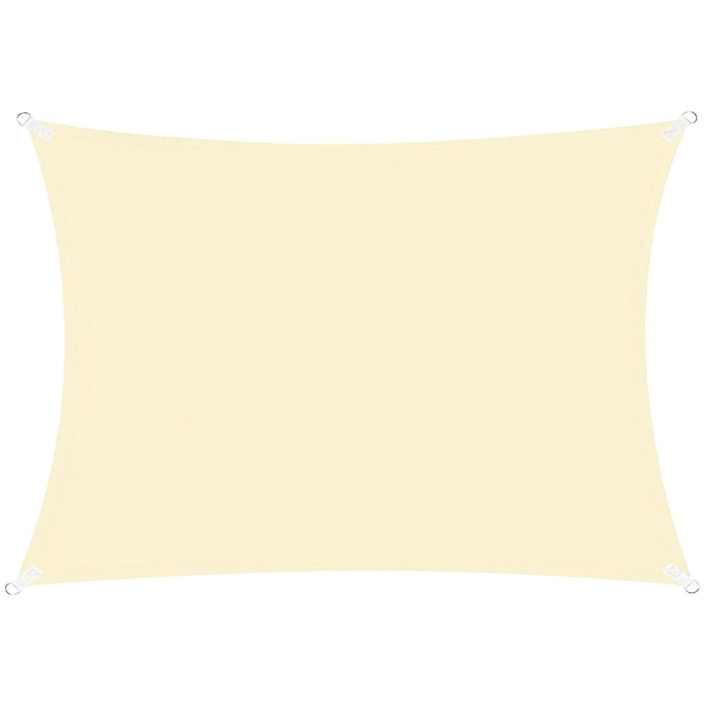 Copertina prelata de soare Sersimo SN140, dreptunghiulara, impermeabila cu protectie UV, 3x2m, ecru